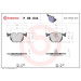 Brembo | Bremsbelagsatz, Scheibenbremse | P 06 044 Brembo | Bremsbelagsatz, Scheibenbremse | P 06 044