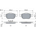 0 986 494 033 Bremsbelagsatz, Scheibenbremse