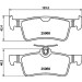 Hella | Bremsbelagsatz, Scheibenbremse | 8DB 355 021-701