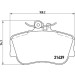 Brembo | Bremsbelagsatz, Scheibenbremse | P 06 017 Brembo | Bremsbelagsatz, Scheibenbremse | P 06 017