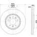 Hella | Bremsscheibe | 8DD 355 125-401