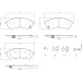 Brembo | Bremsbelagsatz, Scheibenbremse | P 24 225 Brembo | Bremsbelagsatz, Scheibenbremse | P 24 225