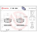 Brembo | Bremsbelagsatz, Scheibenbremse | P 85 046 Brembo | Bremsbelagsatz, Scheibenbremse | P 85 046