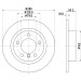 Hella | Bremsscheibe | 8DD 355 123-001