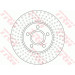 TRW | Bremsscheibe | DF6536 TRW | Bremsscheibe | DF6536
