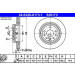 ATE | Bremsscheibe | 24.0320-0173.1 ATE | Bremsscheibe | 24.0320-0173.1