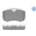 025 291 2320 Bremsbelagsatz, Scheibenbremse MEYLE-ORIGINAL: True to OE.