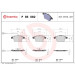 Brembo | Bremsbelagsatz, Scheibenbremse | P 85 082 Brembo | Bremsbelagsatz, Scheibenbremse | P 85 082
