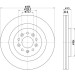 Hella | Bremsscheibe | 8DD 355 129-271