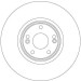 Bremsscheibe TRW SINGLE DF4259S