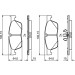 BOSCH | Bremsbelagsatz, Scheibenbremse | 0 986 494 831