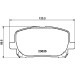 Hella | Bremsbelagsatz, Scheibenbremse | 8DB 355 010-221