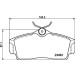 Hella | Bremsbelagsatz, Scheibenbremse | 8DB 355 018-441 Hella | Bremsbelagsatz, Scheibenbremse | 8DB 355 018-441