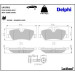 Delphi Bremsbelagsatz, Scheibenbremse LP2762
