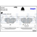Delphi | Bremsbelagsatz, Scheibenbremse | LP1107 Delphi | Bremsbelagsatz, Scheibenbremse | LP1107
