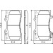 0 986 494 693 Bremsbelagsatz, Scheibenbremse