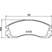 Hella | Bremsbelagsatz, Scheibenbremse | 8DB 355 011-751