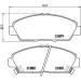 Brembo | Bremsbelagsatz, Scheibenbremse | P 28 021