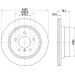 Hella | Bremsscheibe | 8DD 355 120-211