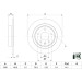 BOSCH | Bremsscheibe | 0 986 479 F83 BOSCH | Bremsscheibe | 0 986 479 F83