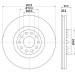 Hella | Bremsscheibe | 8DD 355 127-421