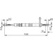 BOSCH | Seilzug, Feststellbremse | 1 987 477 047 BOSCH | Seilzug, Feststellbremse | 1 987 477 047