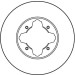TRW | Bremsscheibe | DF2679 TRW | Bremsscheibe | DF2679