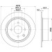 Hella | Bremsscheibe | 8DD 355 122-981
