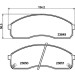 Hella | Bremsbelagsatz, Scheibenbremse | 8DB 355 009-601