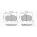 FDB4216 Bremsbelagsatz, Scheibenbremse PREMIER