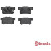 Brembo | Bremsbelagsatz, Scheibenbremse | P 28 051 Brembo | Bremsbelagsatz, Scheibenbremse | P 28 051