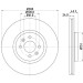 Hella | Bremsscheibe | 8DD 355 128-551