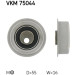 SKF | Spannrolle, Zahnriemen | VKM 75044 SKF | Spannrolle, Zahnriemen | VKM 75044