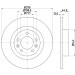 Hella | Bremsscheibe | 8DD 355 117-991