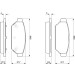 BOSCH | Bremsbelagsatz, Scheibenbremse | 0 986 424 464