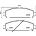 Hella | Bremsbelagsatz, Scheibenbremse | 8DB 355 021-821
