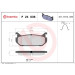 Brembo | Bremsbelagsatz, Scheibenbremse | P 24 036 Brembo | Bremsbelagsatz, Scheibenbremse | P 24 036