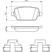 BOSCH Bremsbelagsatz, Scheibenbremse 0 986 494 639