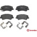 Brembo | Bremsbelagsatz, Scheibenbremse | P 18 025 Brembo | Bremsbelagsatz, Scheibenbremse | P 18 025