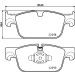 Brembo | Bremsbelagsatz, Scheibenbremse | P 86 028 Brembo | Bremsbelagsatz, Scheibenbremse | P 86 028