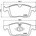 Hella | Bremsbelagsatz, Scheibenbremse | 8DB 355 025-261