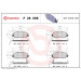 Brembo Bremsbelagsatz, Scheibenbremse PRIME LINE P 28 098