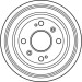 TRW | Bremstrommel | DB4118