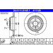 ATE | Bremsscheibe | 24.0111-0145.1 ATE | Bremsscheibe | 24.0111-0145.1