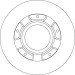 DF6510S Bremsscheibe TRW SINGLE