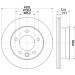 Hella | Bremsscheibe | 8DD 355 118-051 Hella | Bremsscheibe | 8DD 355 118-051