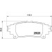Brembo | Bremsbelagsatz, Scheibenbremse | P 83 132
