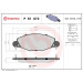 Brembo | Bremsbelagsatz, Scheibenbremse | P 61 072 Brembo | Bremsbelagsatz, Scheibenbremse | P 61 072