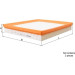 Knecht | Luftfilter | LX 1264/S Knecht | Luftfilter | LX 1264/S