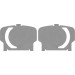 GDB3642 Bremsbelagsatz, Scheibenbremse